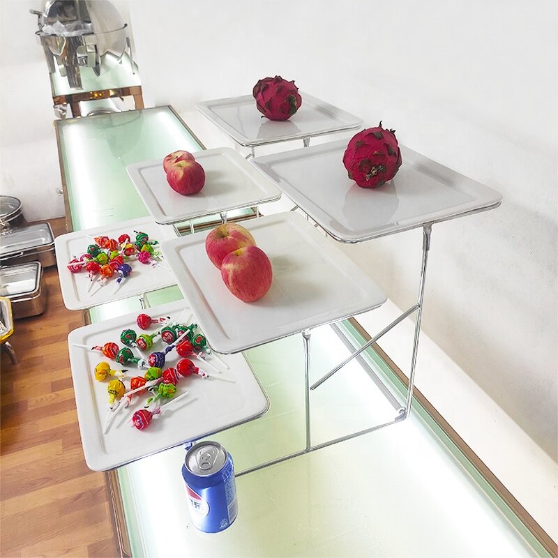 Dessert Stand Manufacturer - OEM/ODM Custom Dubai Hot Sale Buffet Dessert Server Three Tiered Hotel Restaurant Afternoon Tea