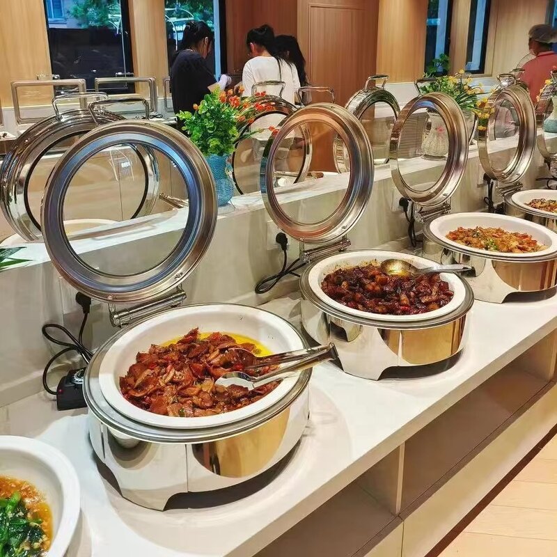 Buffet Stove Factory - OEM/ODM Custom Customized 6L Chafing Dish Buffet Set Commercial Stainless Steel