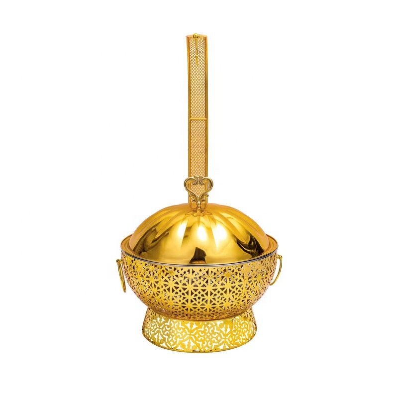 Chafing Dish Factory - OEM/ODM Custom Wedding Party Golden Chafing Dish Stainless Steel Food Warmer