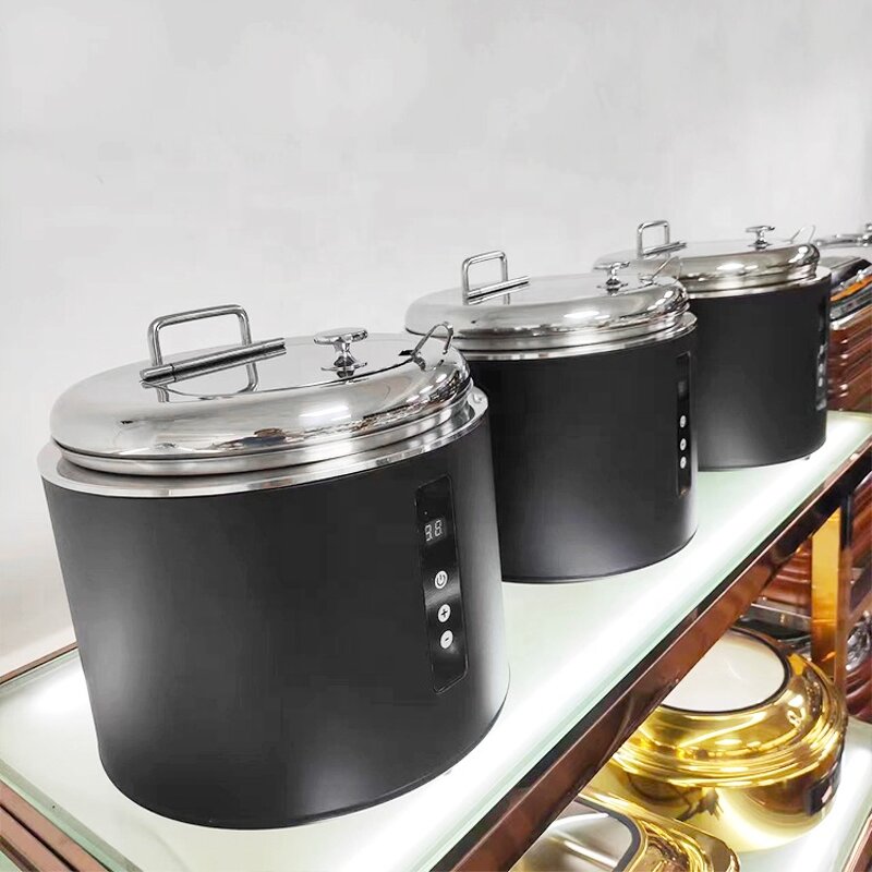 Food Warmer Tray Manufacturer - OEM/ODM Custom Multifunctional Stainless Steel Electric Soup Heating Pot Portable