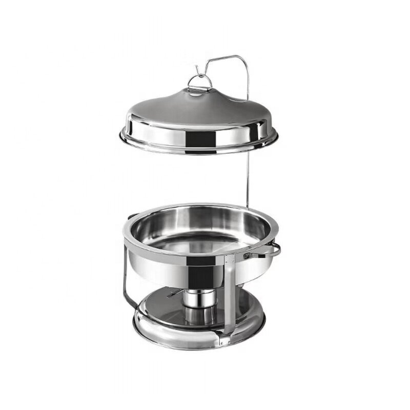 Dinner Stove Manufacturer - OEM/ODM Custom Luxury Commercial Dining Round Food Warmer Stainless Steel Hanging Diamond