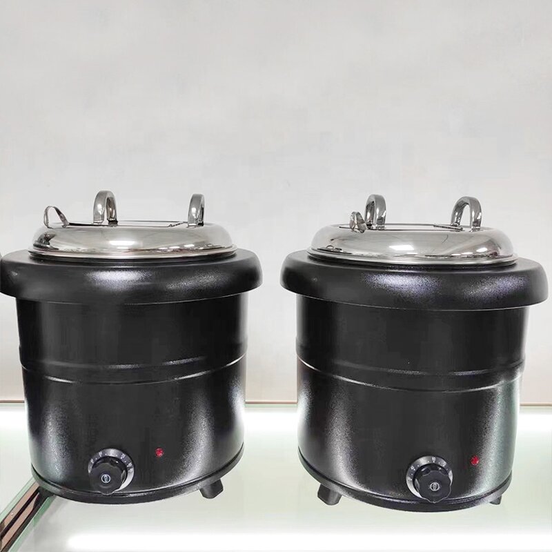 Electric Soup Kettle Factory - OEM/ODM Custom 10L Electric Soup Kettle Container Stainless Steel Food Warmer