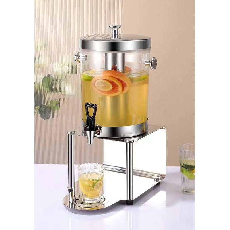 Cold Drink Dispenser Factory - OEM/ODM Custom Restaurant Drink Juice Dispenser Single Plates 8+8L Beverage