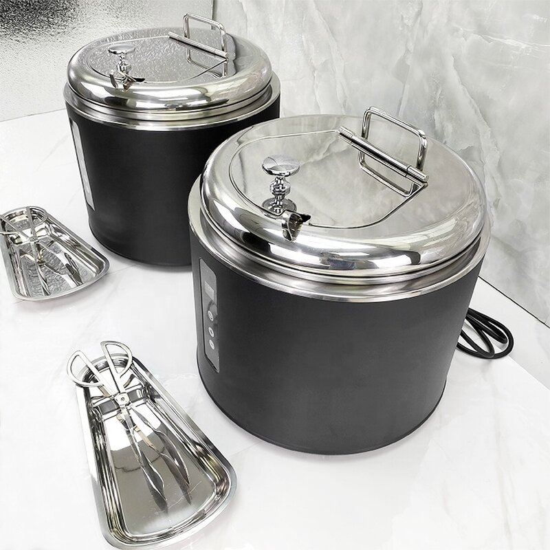 Electric Soup Pot Manufacturer - OEM/ODM Custom Popular Commercial Restaurant Electric Soup Pot Stainless Steel Round