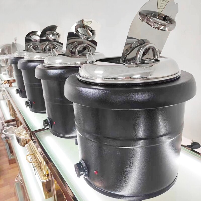 Electric Soup Kettle Factory - OEM/ODM Custom 10L Electric Soup Kettle Container Stainless Steel Food Warmer