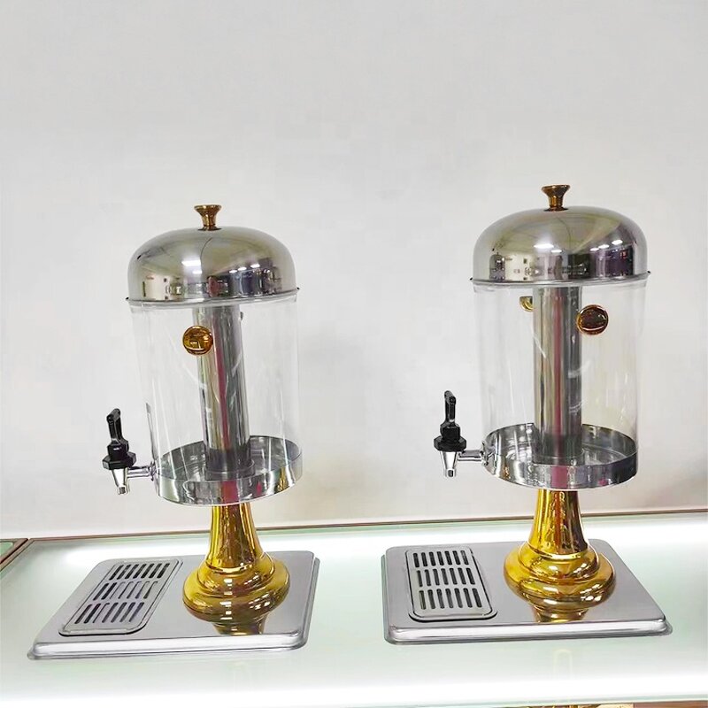 Water Juice Dispenser Factory - OEM/ODM Custom 201 Stainless Steel Thermal Hot Cold Water Juice Dispenser