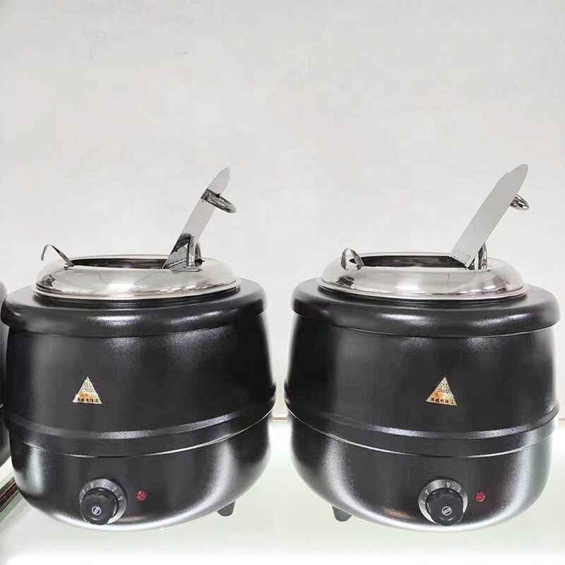 Electric Soup Warmer Manufacturer - OEM/ODM Custom Catering Equipment Aluminium Electric Soup Warmer Stock Pot 13L