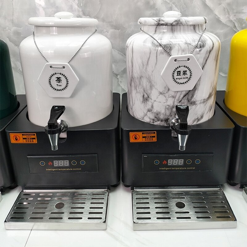 Juice Dispenser Manufacturer - OEM/ODM Custom Hotel 12 Liter Stainless Steel Hot Cold Juice Dispenser Gold Design