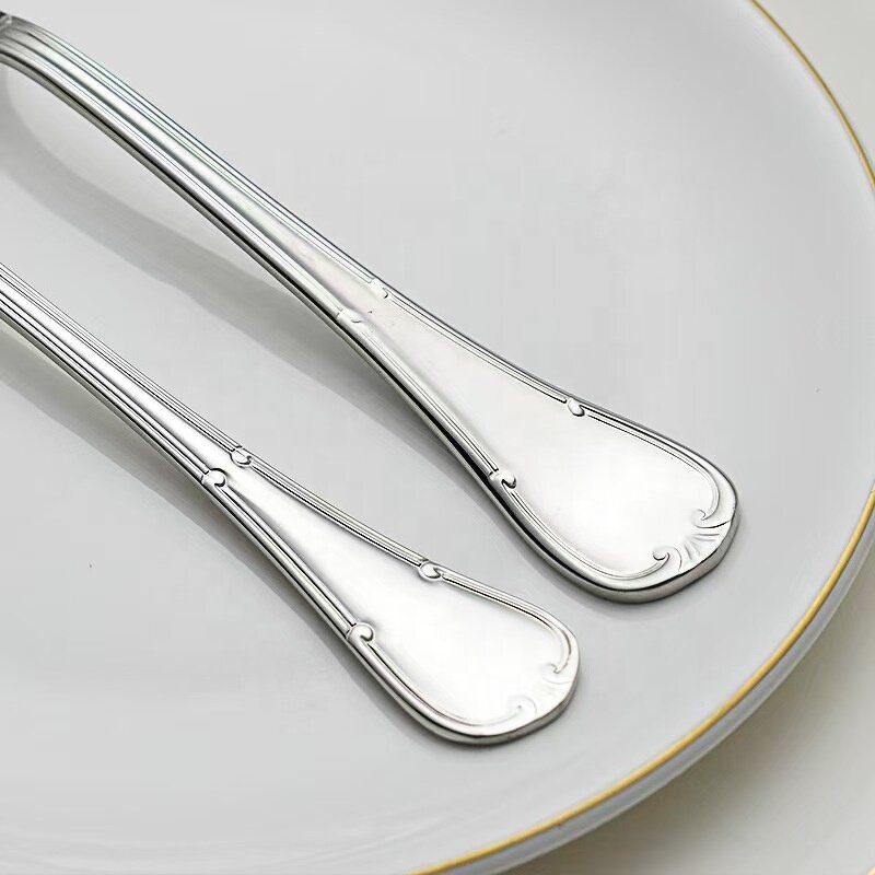 Flatware Set Factory - OEM/ODM Custom Hot Sale OEM ODM Logo Luxury Flatware Set Sustainable Stainless Steel