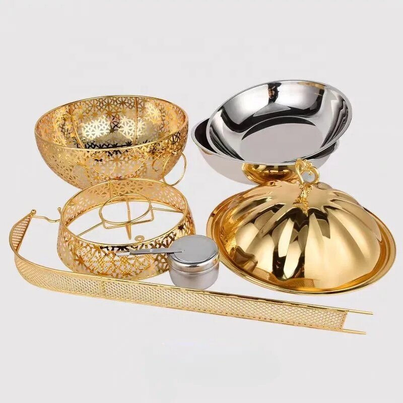 Chafing Dish Factory - OEM/ODM Custom Wedding Party Golden Chafing Dish Stainless Steel Food Warmer