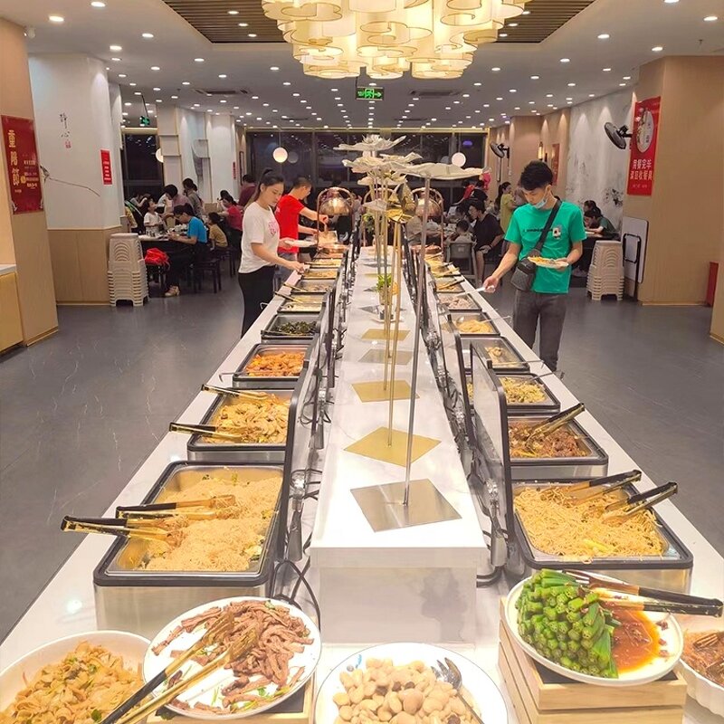 Chafing Dish Factory - OEM/ODM Custom Chafing Dish with Glass Lid Stainless Steel Digital Display Food Warmer