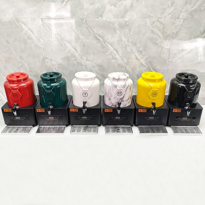 Juice Dispenser Manufacturer - OEM/ODM Custom Hotel 12 Liter Stainless Steel Hot Cold Juice Dispenser Gold Design