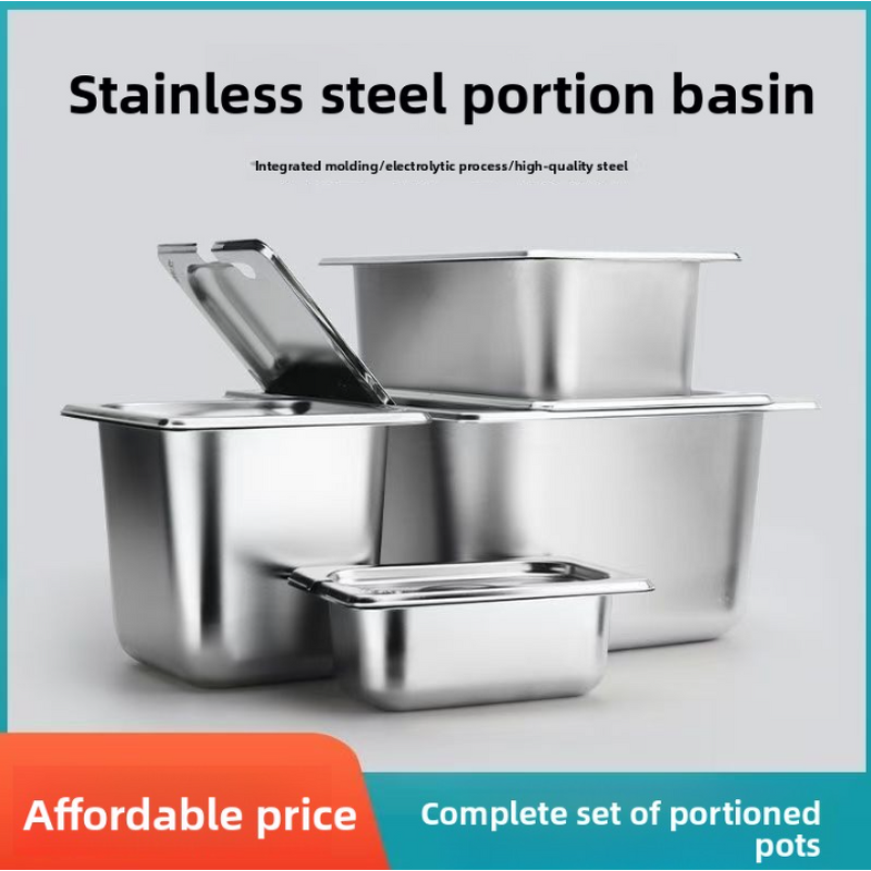 Food Container Factory - OEM/ODM Custom Stainless Steel GN Pan Restaurant Hotel Food Container for Kitchen Storage