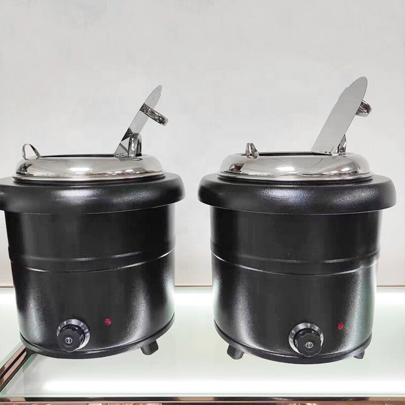 Electric Soup Kettle Factory - OEM/ODM Custom 10L Electric Soup Kettle Container Stainless Steel Food Warmer