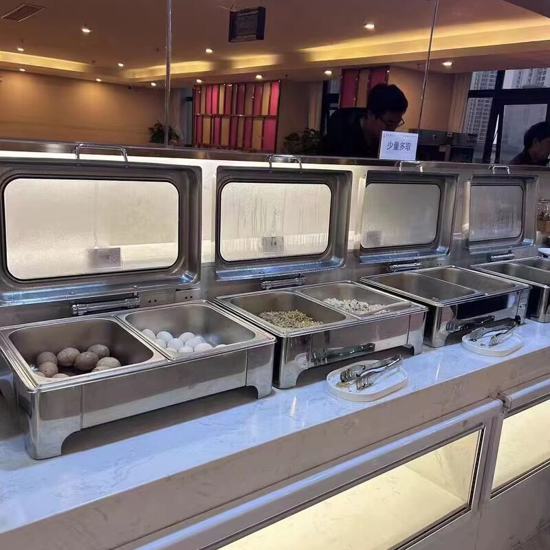 Chafing Dish Manufacturer - OEM/ODM Custom Commercial Catering Stainless Steel Buffet Set Food Warmer