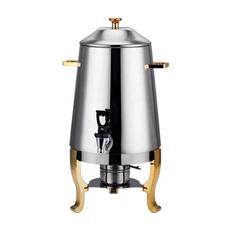 Heated Juice Dispenser Manufacturer - OEM/ODM Custom Hot and Cold Juice Beverage Dispenser Gold Handle Stand