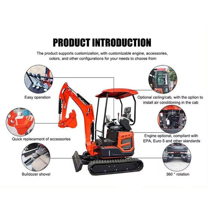 Hydraulic Quick Hanging Factory - Small Excavator Good Quality Semi-Automatic Bucket Changing