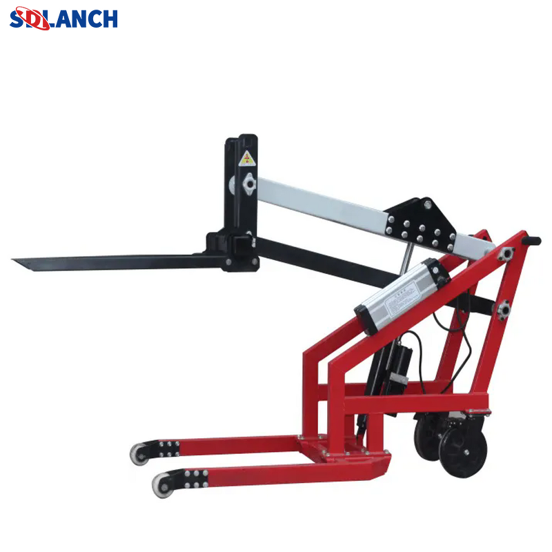 Electric Hydraulic Forklift Manufacturer - with Curved Arm Loading Unloading Small Flexible Lifting Vehicle
