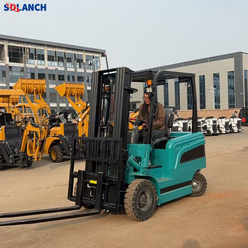 Electric Forklift Manufacturer - 4m Lift Height Capacity Industrial Equipment Lithium Battery Diesel Engine