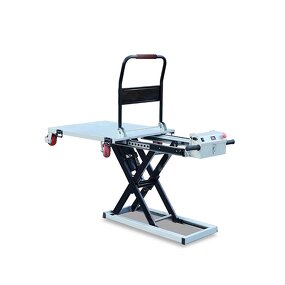 Platform Trolley Factory - Customizable Portable Electric Four-Wheel Hydraulic Lifting for Warehouse OEM