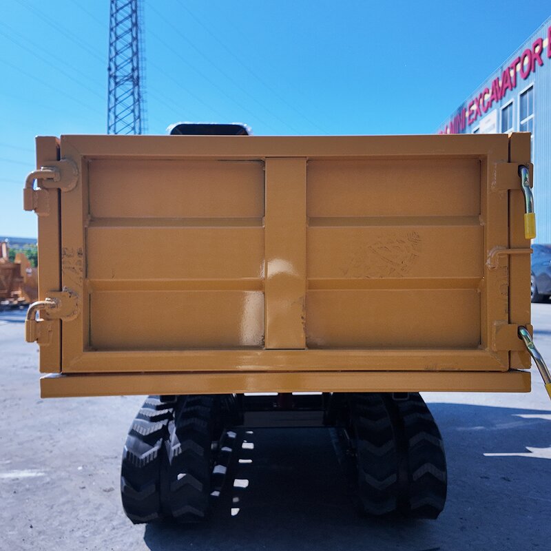 Compact Diesel Loader Dumper Manufacturer - for Construction Site Farm Hauling Crawler Loader Moving Type