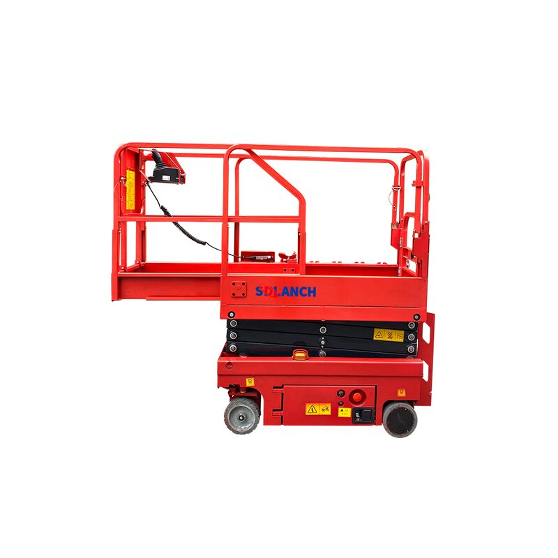 Hydraulic Work Platform Manufacturer - Industrial Standing Electric Mobile Scissor Lift Table with Rollers