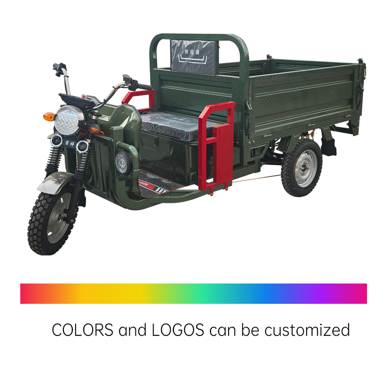 Electric Cargo Tricycle Factory - Hot Sale Heavy Load 3-Wheel Driving Room 60v CE Certified Motorized