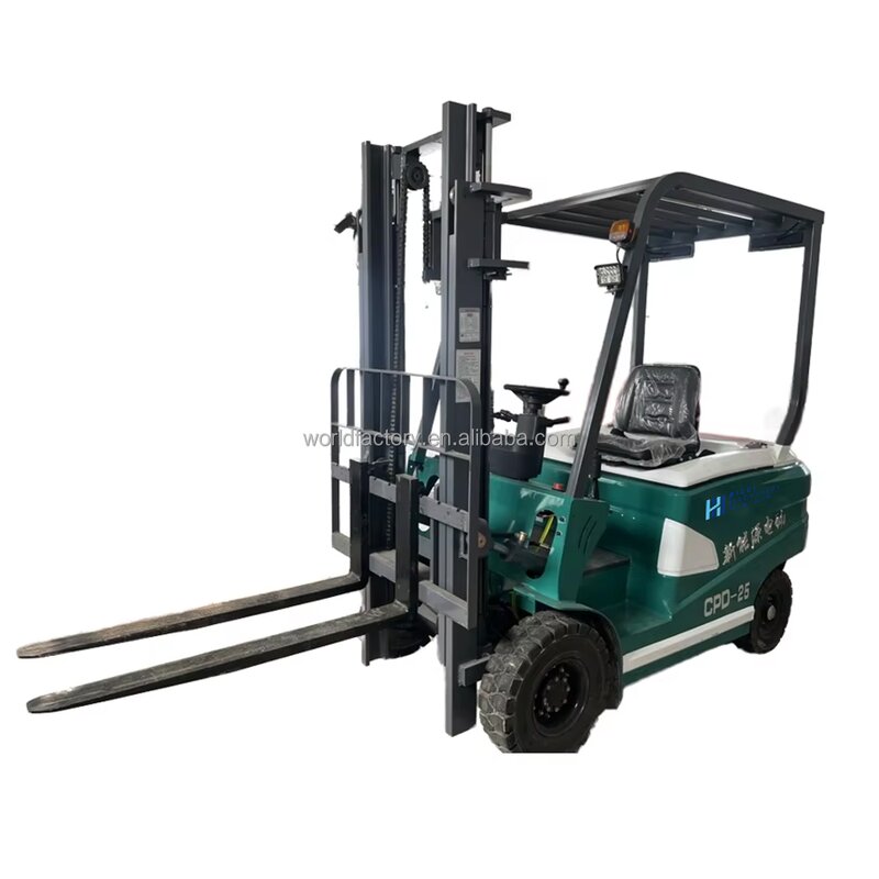Electric Forklift Truck Factory - OEM/ODM Custom Gold Quality Electric Forklift Truck Load 2 Tons 3 Tons Lifting Height