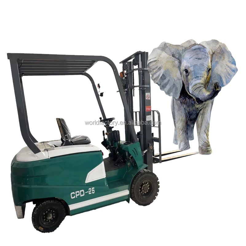 Electric Forklift Truck Factory - OEM/ODM Custom Gold Quality Electric Forklift Truck Load 2 Tons 3 Tons Lifting Height