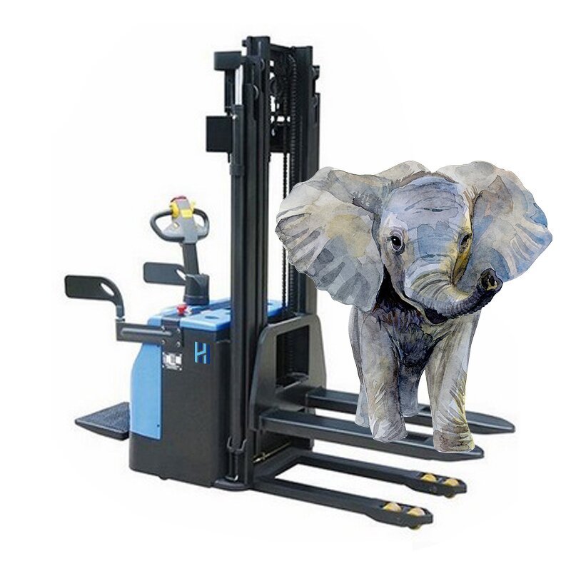 Stacker Forklift Manufacturer - OEM/ODM Custom Hot Sell 2t 2.5t 3t Heavy Stacker Forklift 3 Stages Mast 4.5m 6m