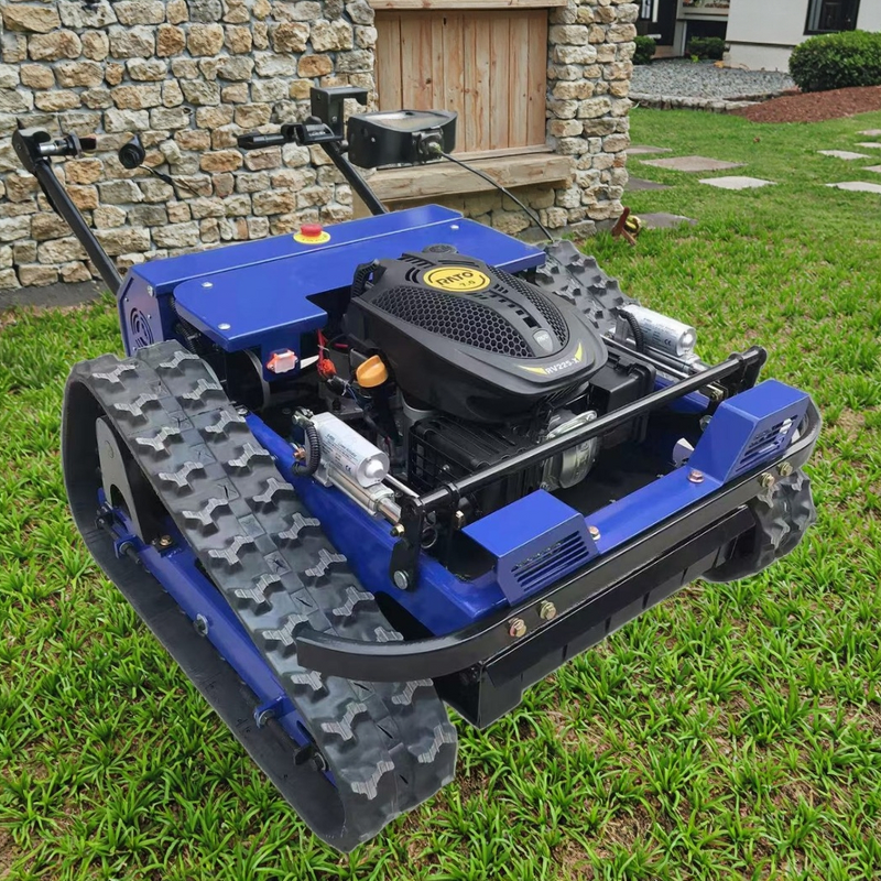 Remote Control Lawn Mower Manufacturer - OEM/ODM Custom Remote Control Lawn Mower Gasoline Powered Grass Cutting Robot