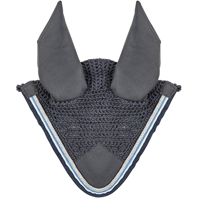 Horse Ear Cover Manufacturer - Contrast Ear Bonnet Netting Hood Cotton Fabric Nice Stitching