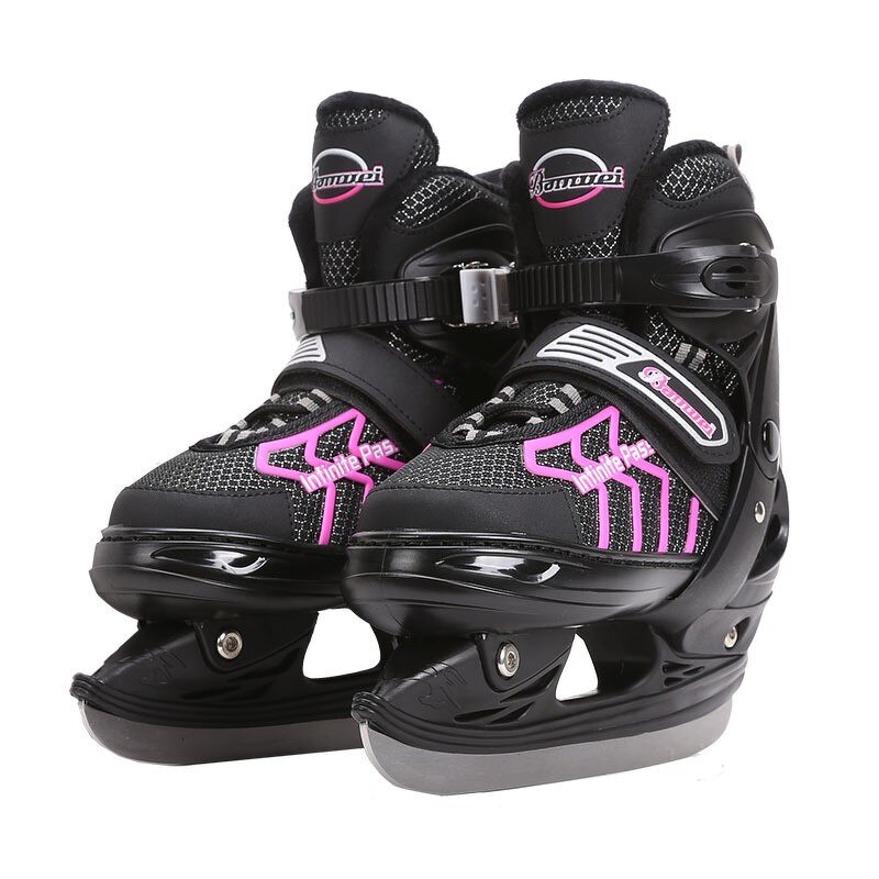 Ice Skates Factory - New Adjustable Size Teenagers Warm Figure