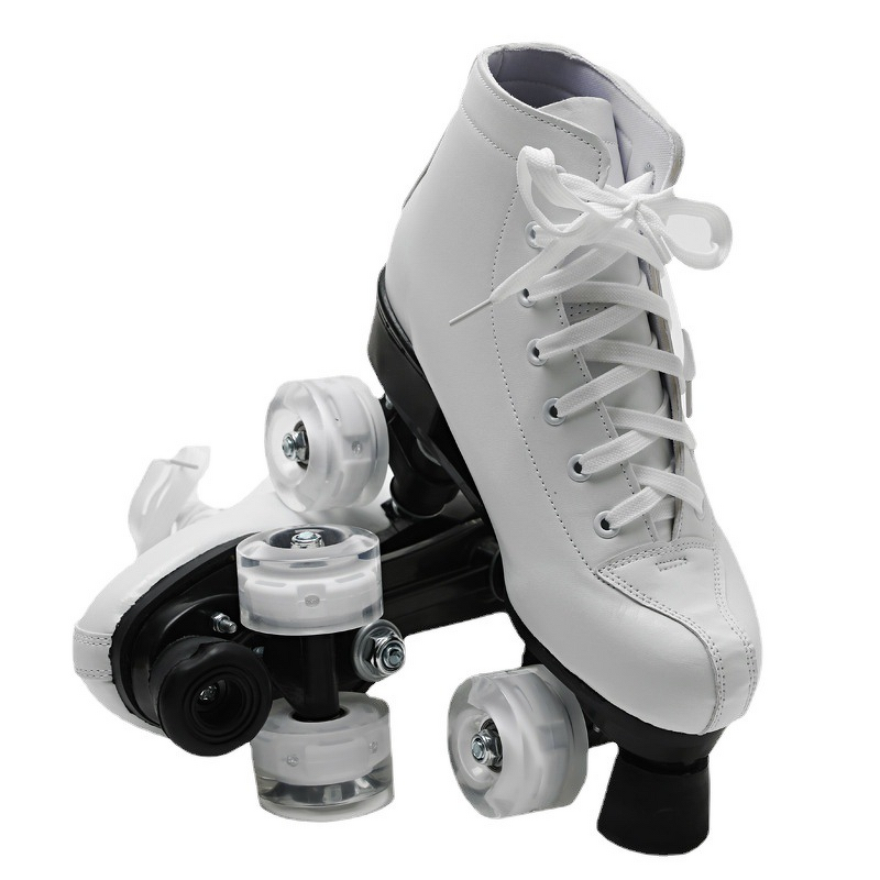 Roller Skate Factory - Custom Leather 4 Wheels Quad Roller Skate
