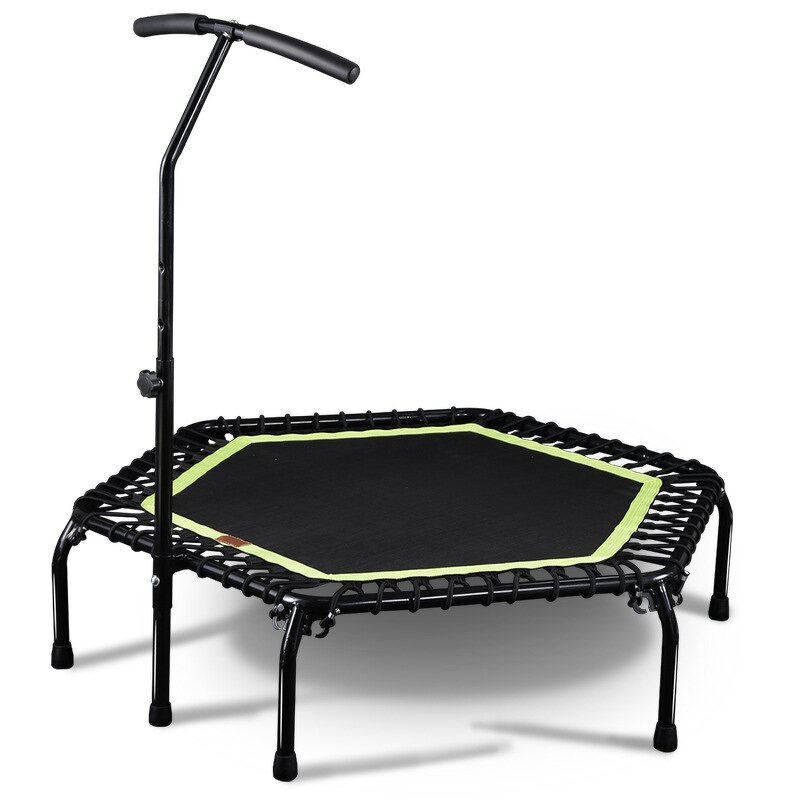 Mini Trampoline Manufacturer - with Handle Small Jumping Bed