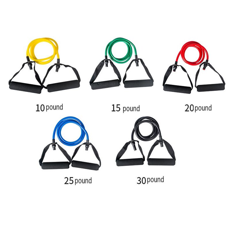 Yoga Fitness Rope Manufacturer - Exercise Tube Training Resistance Bands Pull Down Rope 15pound