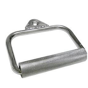 Gym D-handle Manufacturer - Electroplate for Smith Crossover Machine Biceps Strength Trainer