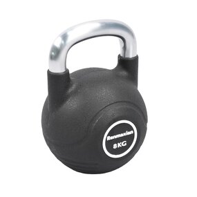 PU Competition Kettlebell Factory - High Grade Electroplating Handle Filled 8kg to 24kg