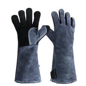 Leather Gloves Manufacturer - Cowhide BBQ Grilling Welding Heat Resistant Fire Proof