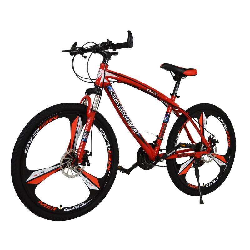 Mountain Bike Factory - Custom 26 Inch Full Suspension Racing Aluminum Alloy Fork 21 Speed Gears Disc Brake