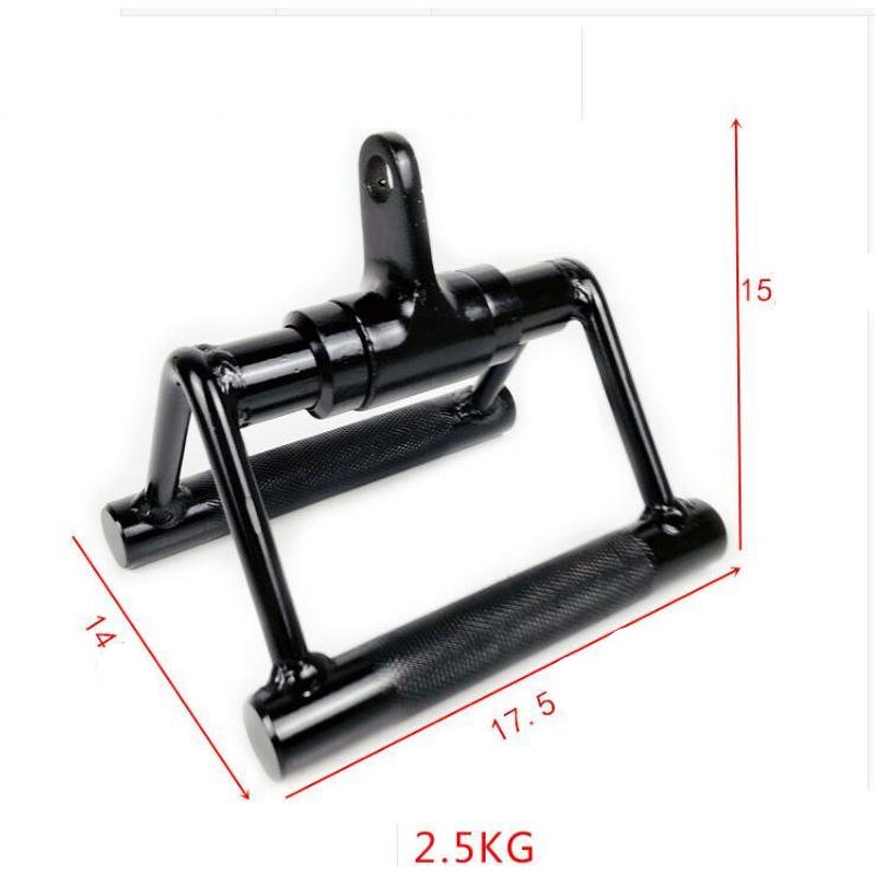 T-bar Rowing Handle Manufacturer - 360 Degree Rotation V-shaped Back Strength Training Smith Machine Accessories