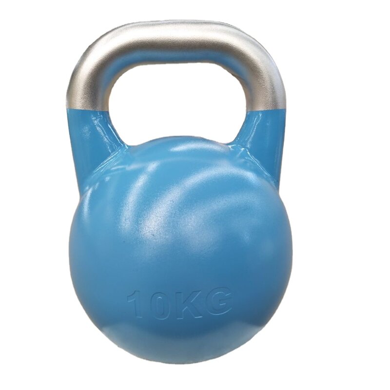 Kettlebell Factory - Wholesale Top Grade Anti-slip Stainless Steel Handle Powder Coated Steel Competition 12kg-32kg