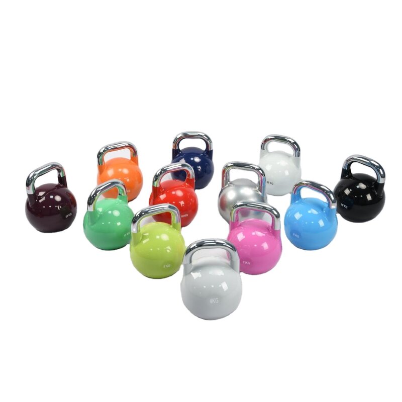 Kettlebell Factory - Hotsale Electroplating Handle Painted Steel Competition 12kg-32kg