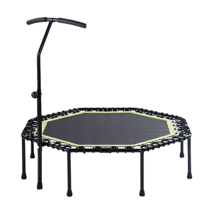 Mini Trampoline Factory - Gym Fitness Exercise with Handle Small Jumping Bed