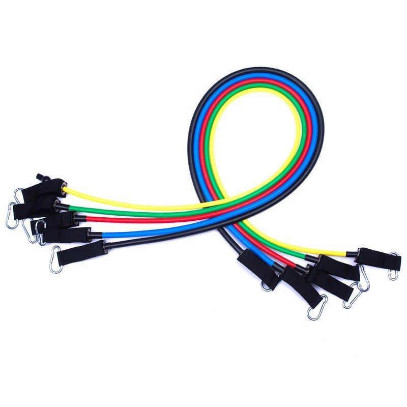 Resistance Bands Set Factory - 11PC Premium Workout Bands with Door Anchor Handles and Ankle Straps