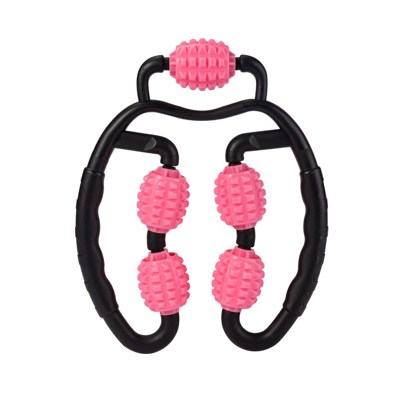 Yoga Leg Clamp Manufacturer - Body Building 5 Wheel Leg Ring Massager Roller Fitness Muscle Relaxation