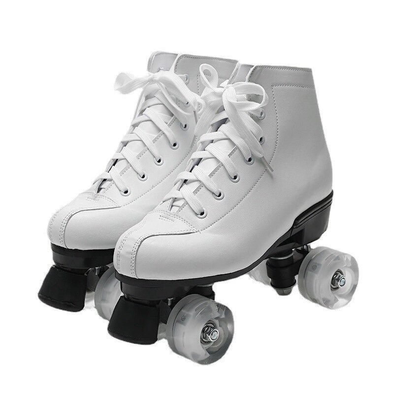 Roller Skate Manufacturer - Durable Two-row Four Wheels Attachable Flashing