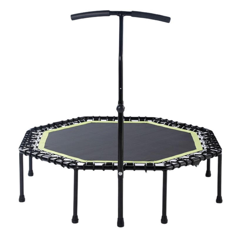 Mini Trampoline Factory - Gym Fitness Exercise with Handle Small Jumping Bed
