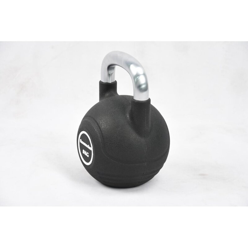 PU Competition Kettlebell Factory - High Grade Electroplating Handle Filled 8kg to 24kg