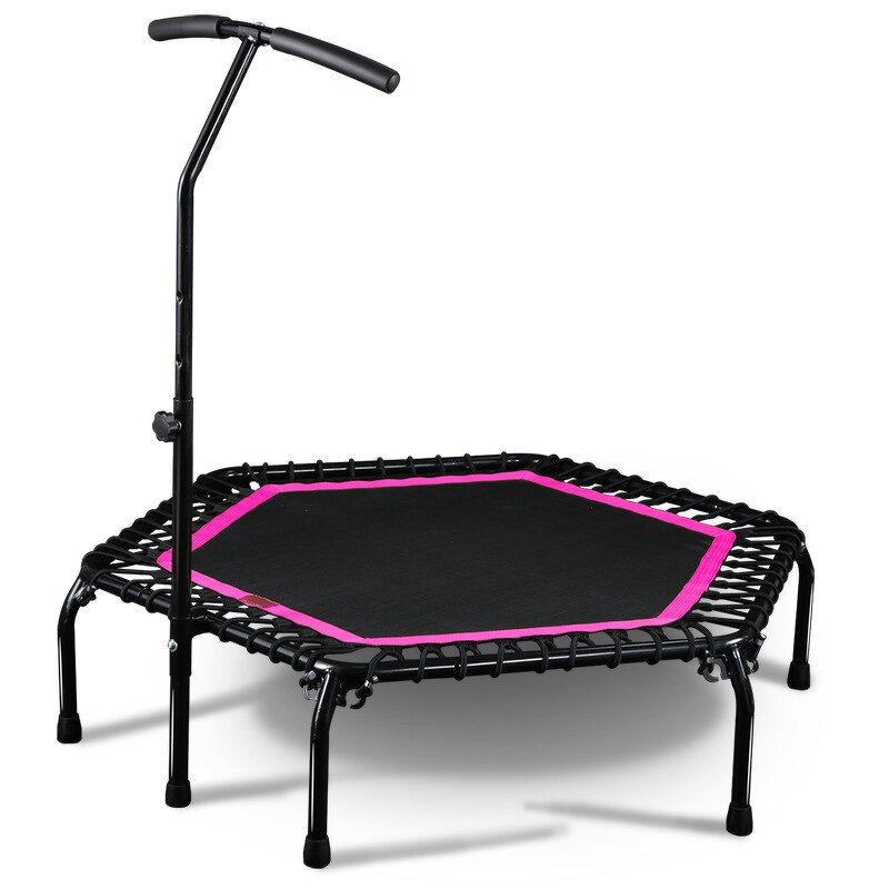 Mini Trampoline Manufacturer - with Handle Small Jumping Bed
